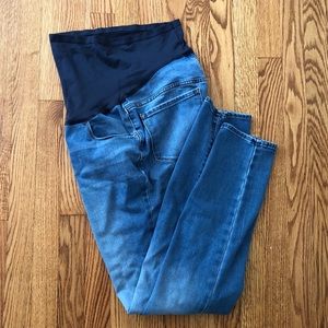 Old Navy skinny maternity blue jeans, 12 Long